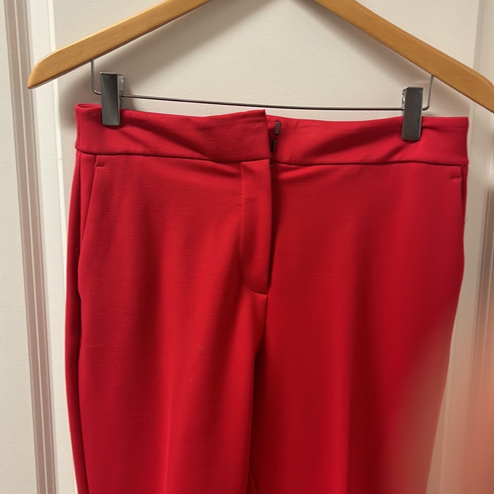 Boden red pants in size 8R. See matching jacket in my closet.
